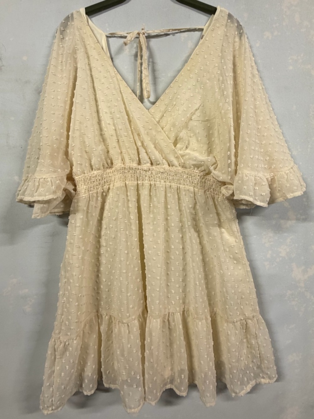 Alter’d State Cream Babydoll Dress